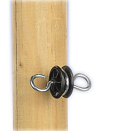 Gate handle anchor 2-way screw-in black (4)