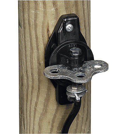 Gate handle anchor 3-way screw-on black (4)