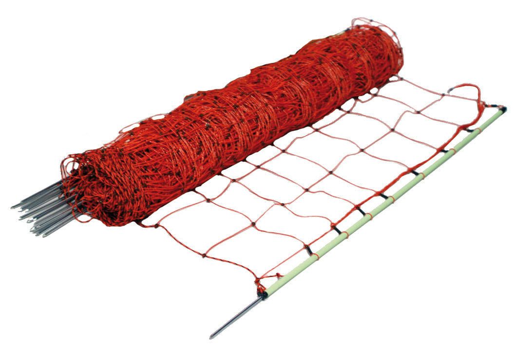EuroNetz Goat netting, Orange 105/2-14/G-50m