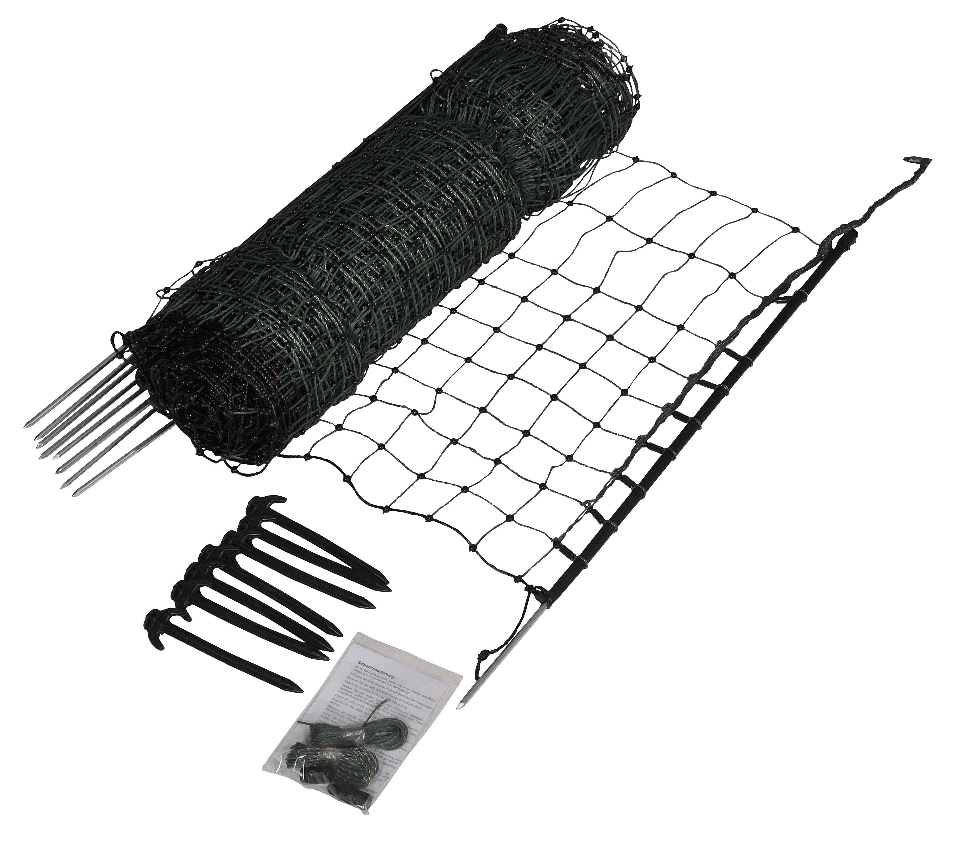 EuroNetz Rabbit-/hobby netting, Green 65/1-15/B-50m