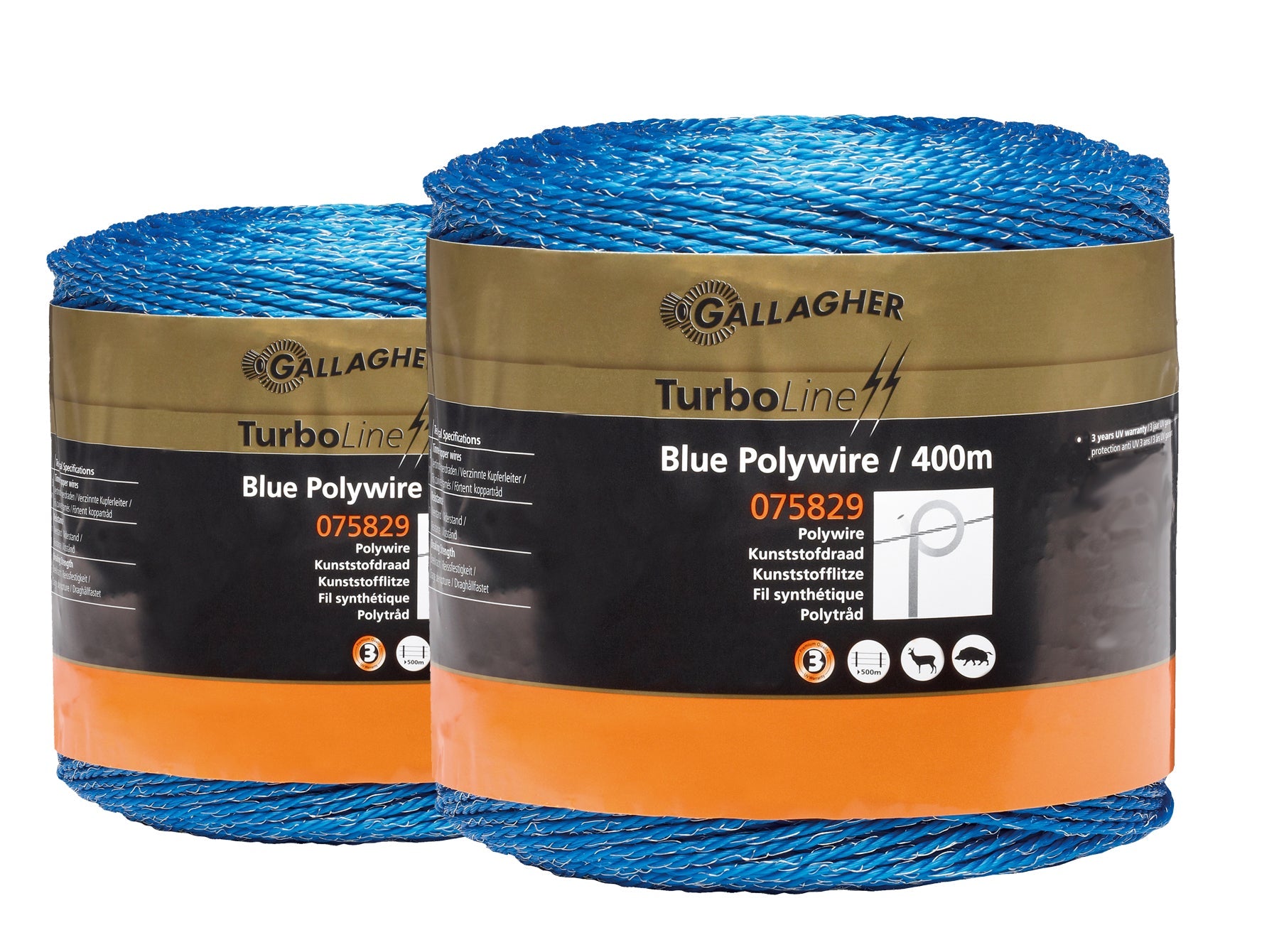 Duopack TurboLine Blue Polywire 2x400m