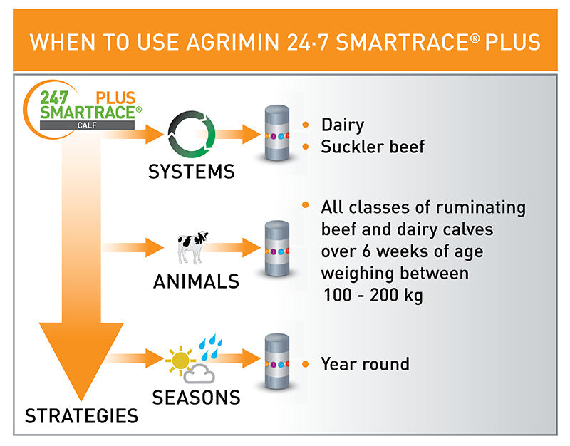 Agrimin 24 7 Smartrace Plus Calf Bolus